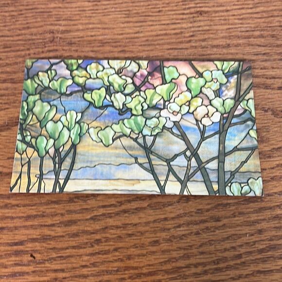 Tiffany Windows 19 blank cards with pictures of Stained Glass Designs - Picture 3 of 11